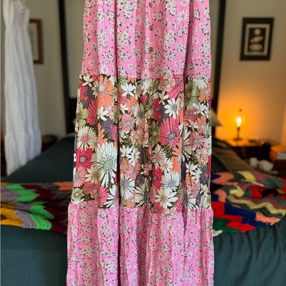 NWT AguaBendita Bustier Floral Maxi Dress - Picture 5 of 11